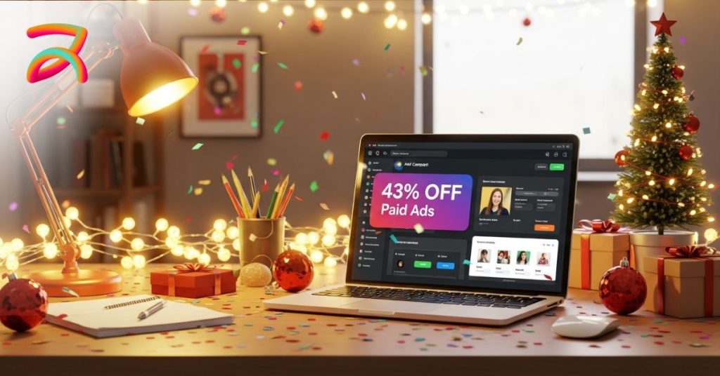 Celebrate the Holidays With 43% Off Paid Ads