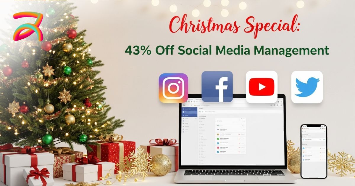 Christmas Special: Enjoy 43% Off Social Media Management